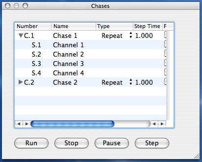 Chase  Configuration Panel