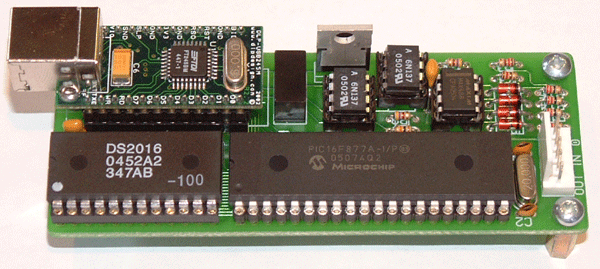 The finished USB DMX interface PCB