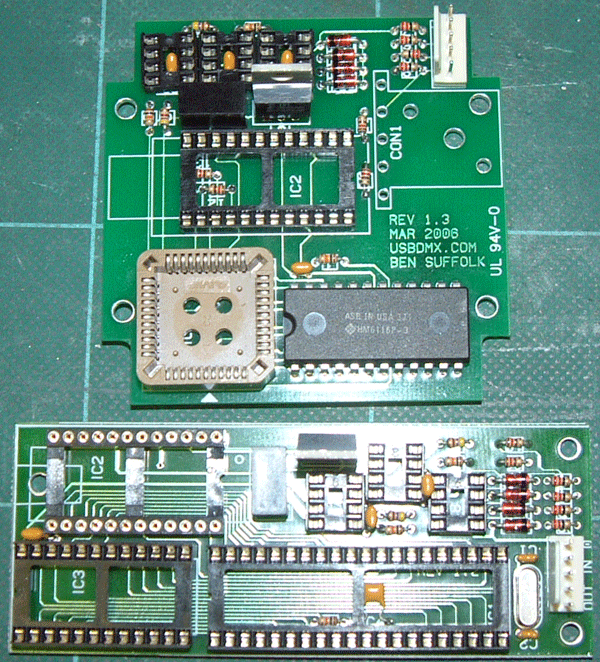 USB DMX interface PCB with FET and Headers